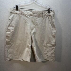 Huk Fishing Ivory Next Level Stretch Performance Shorts Men's Size XL Cargo